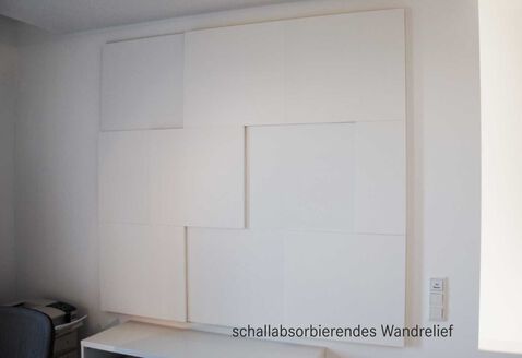 schallabsorbierendes Wandrelief absorbierende Wandgestaltung